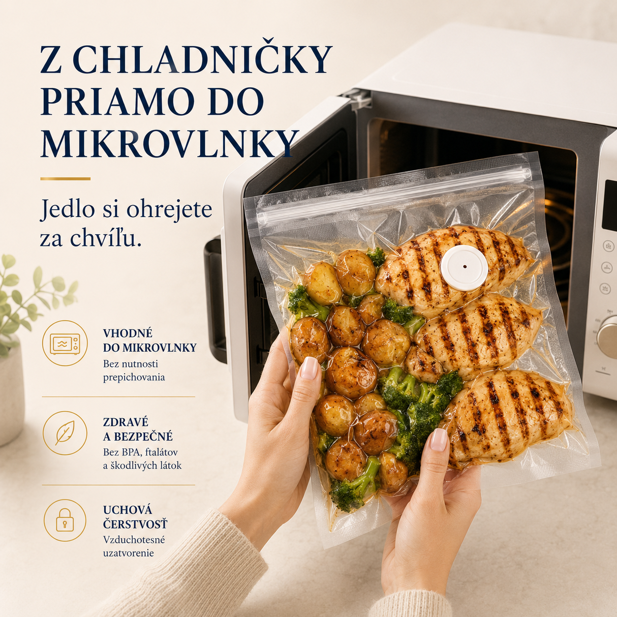 Ručná vákuovačka na potraviny